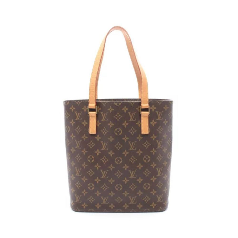 Louis Vuitton Vavin Monogram Tote Bag Canvas Leather Brown